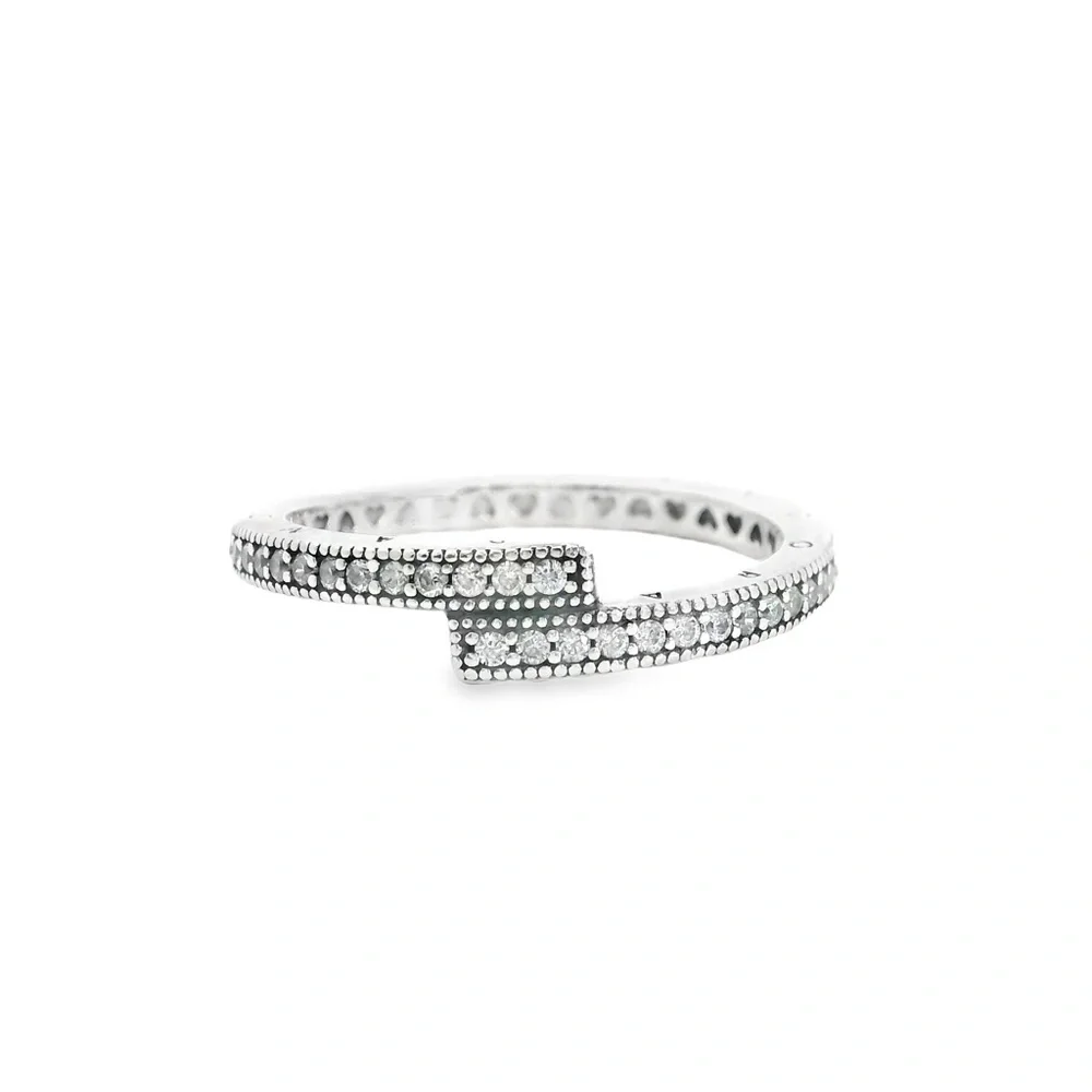 Pandora Sparkling Overlapping Ring NEW‎
